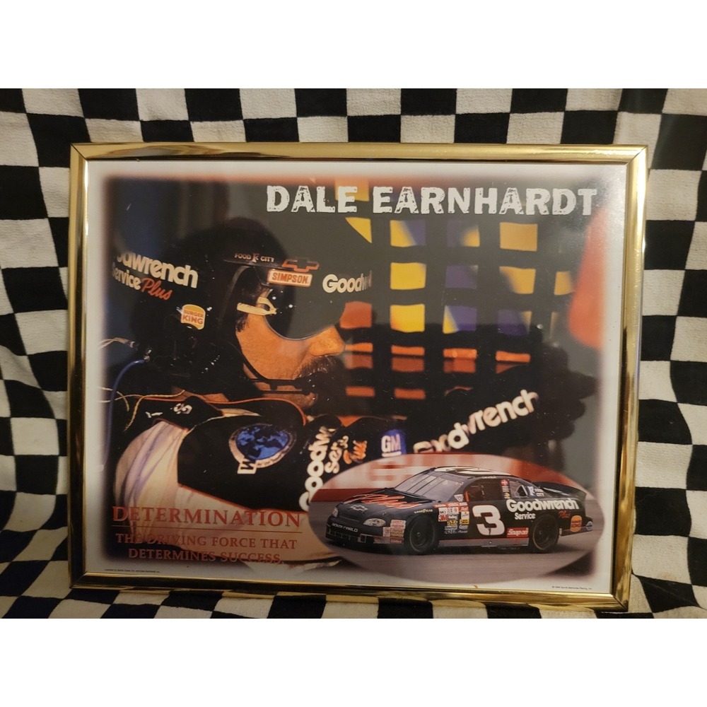 Dale Earnhardt "Determination" Framed Photo‎